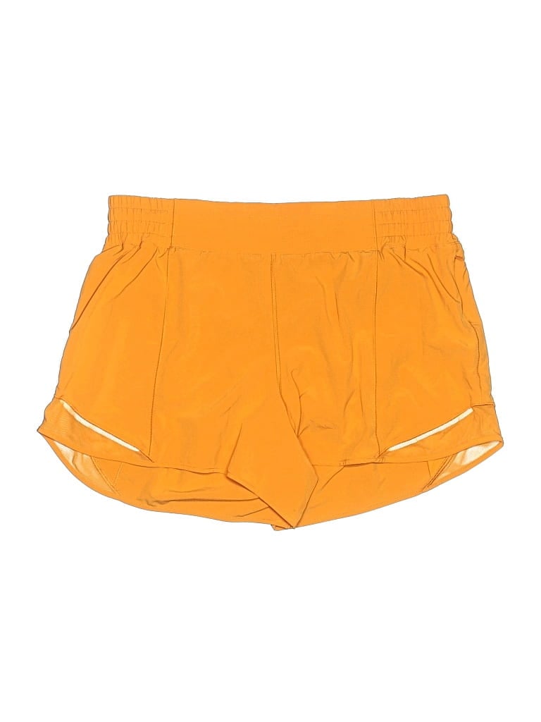 Pre-owned Lululemon Athletica Athletic Shorts In Orange