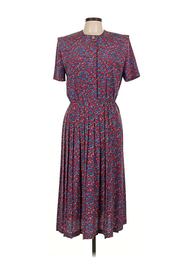 Pre-owned Leslie Fay Casual Dress In Blue