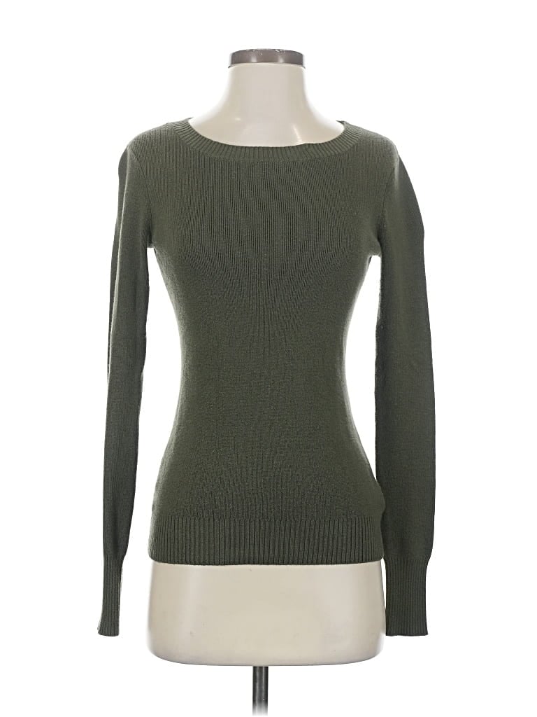 Pre-owned Express Pullover Sweater In Green