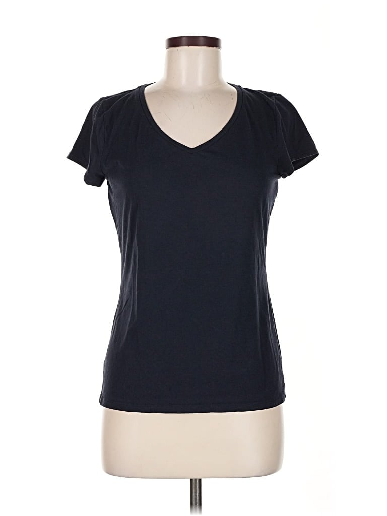 Pre-owned Ann Taylor Short Sleeve T-shirt In Black
