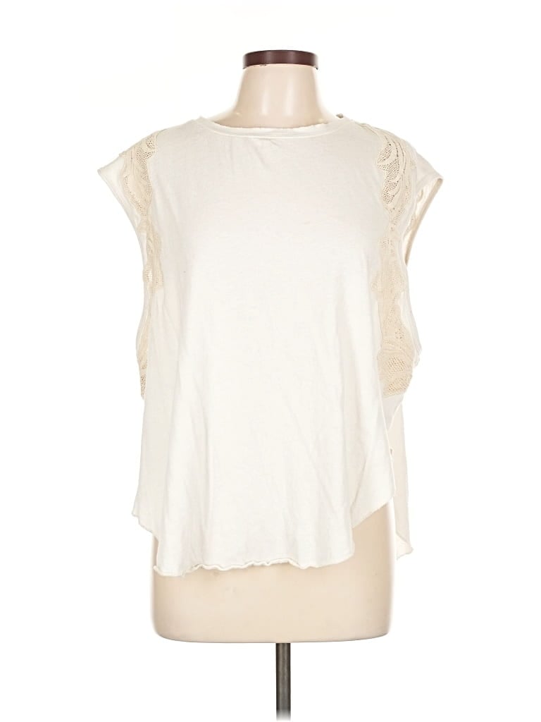 Pre-owned We The Free Sleeveless Blouse In White