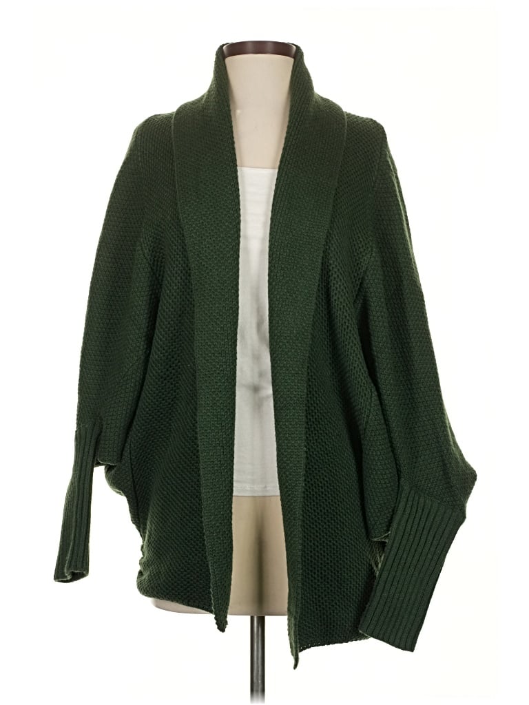 Pre-owned Assorted Brands Cardigan Sweater In Green