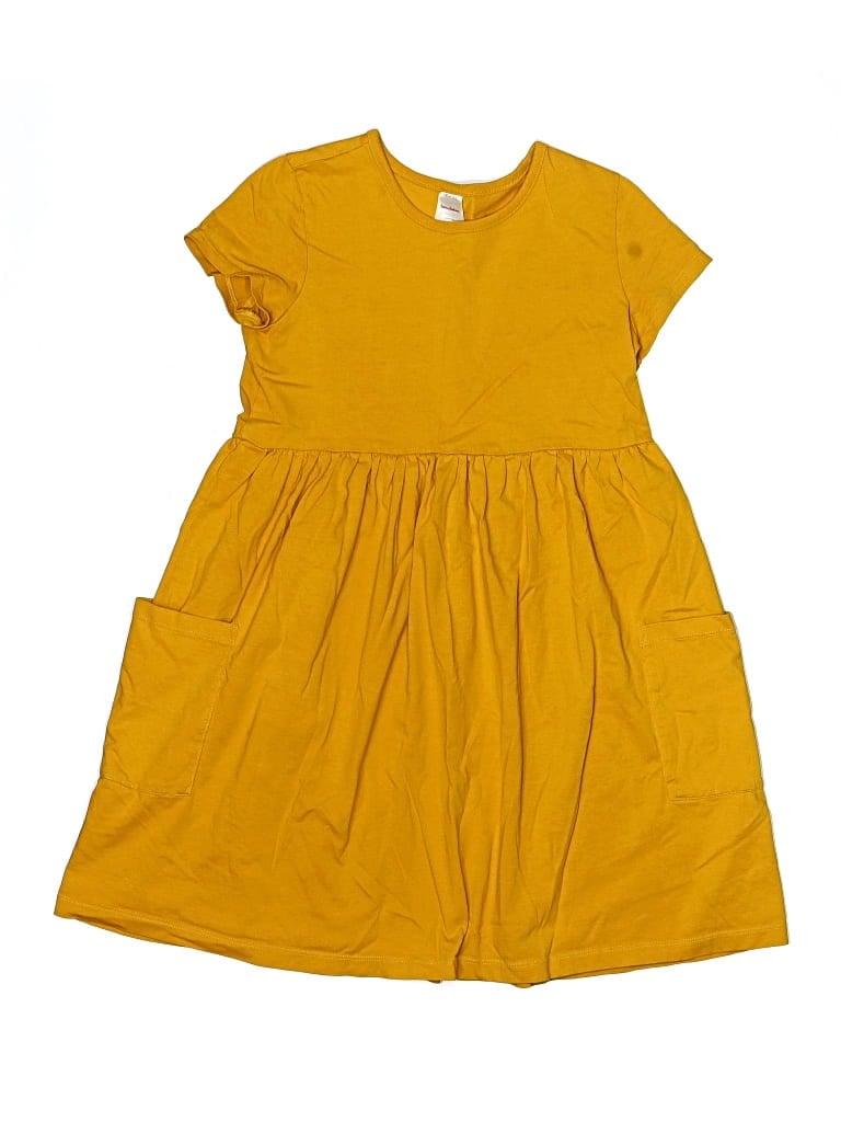 Pre-owned Hanna Andersson Kids' Dress In Yellow