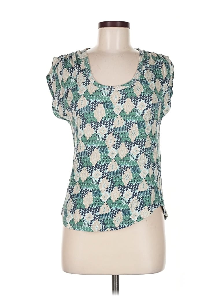 Pre-owned Joie Short Sleeve T-shirt In Green