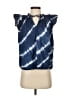Generation Love 100% Cotton Blue Sleeveless Blouse Size S - photo 1