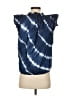 Generation Love 100% Cotton Blue Sleeveless Blouse Size S - photo 2