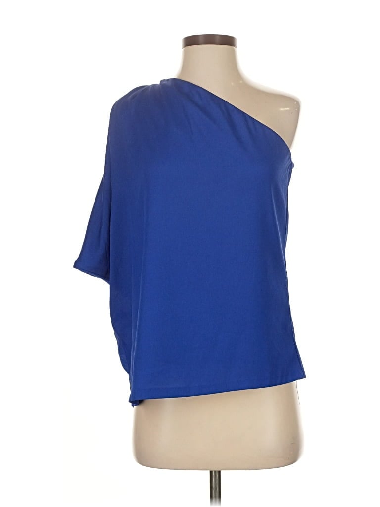 Pre-owned T-bags Los Angeles 3/4 Sleeve Blouse In Blue