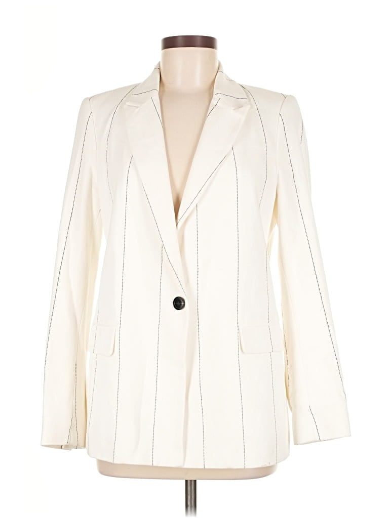 Pre-owned The Korner Blazer Jacket In White
