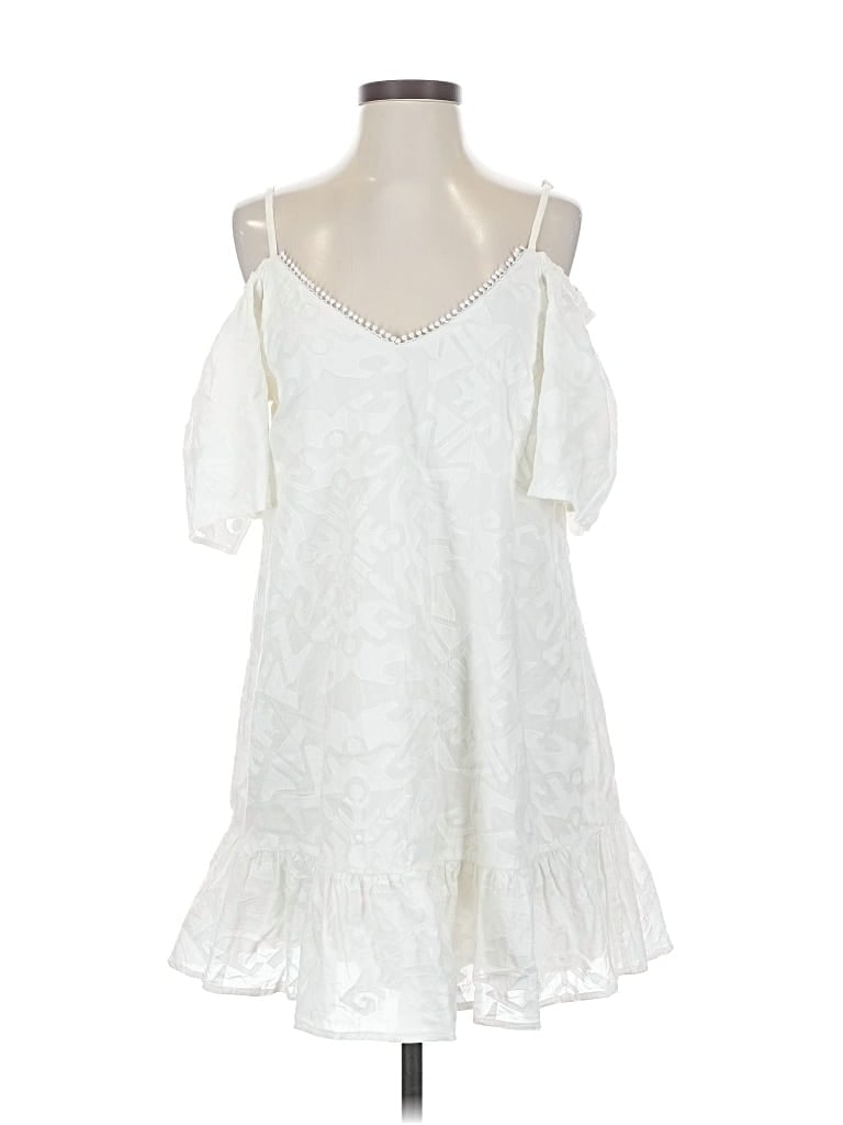 Pre-owned Parker Casual Dress In White