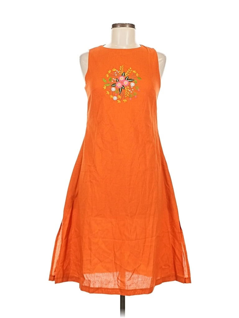 Assorted Brands Casual Dress In Orange