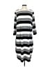Carmakoma Stripes Gray Casual Dress Size (L) - photo 1