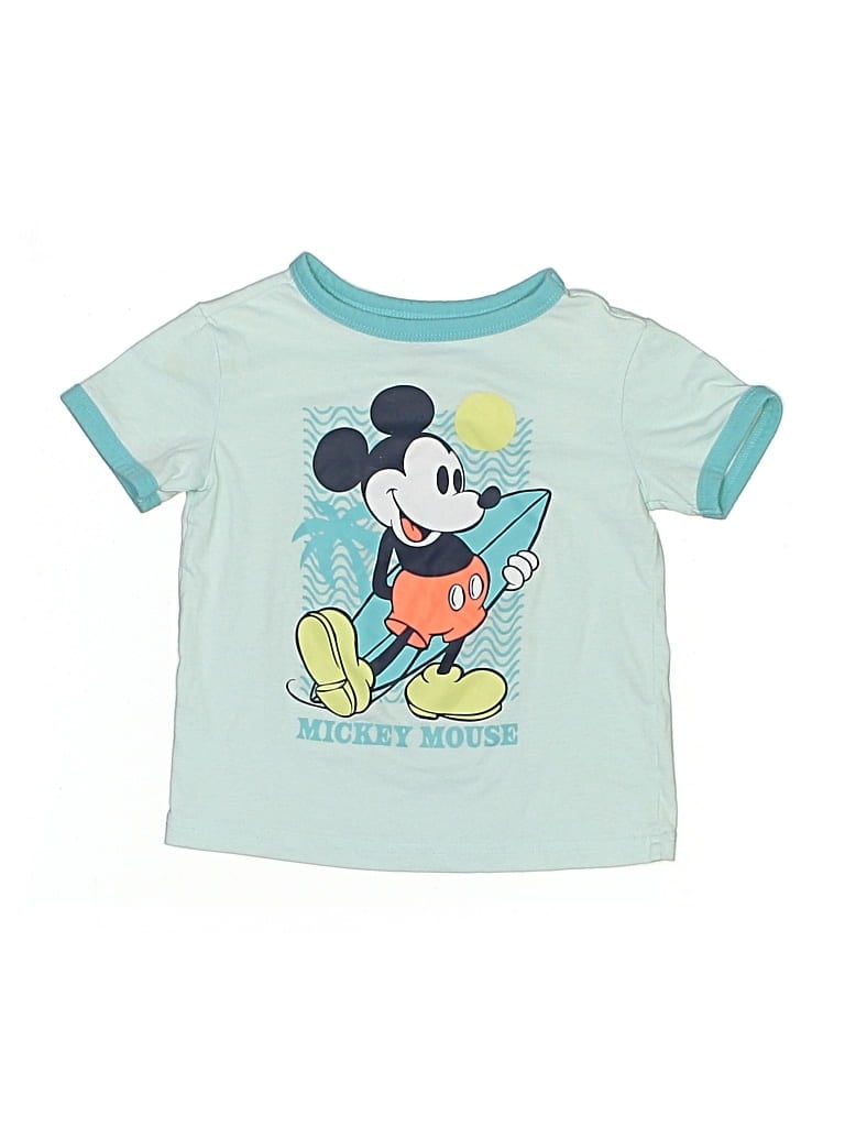 Pre-owned Disney X Jumping Beans Kids' Short Sleeve T-shirt In Blue