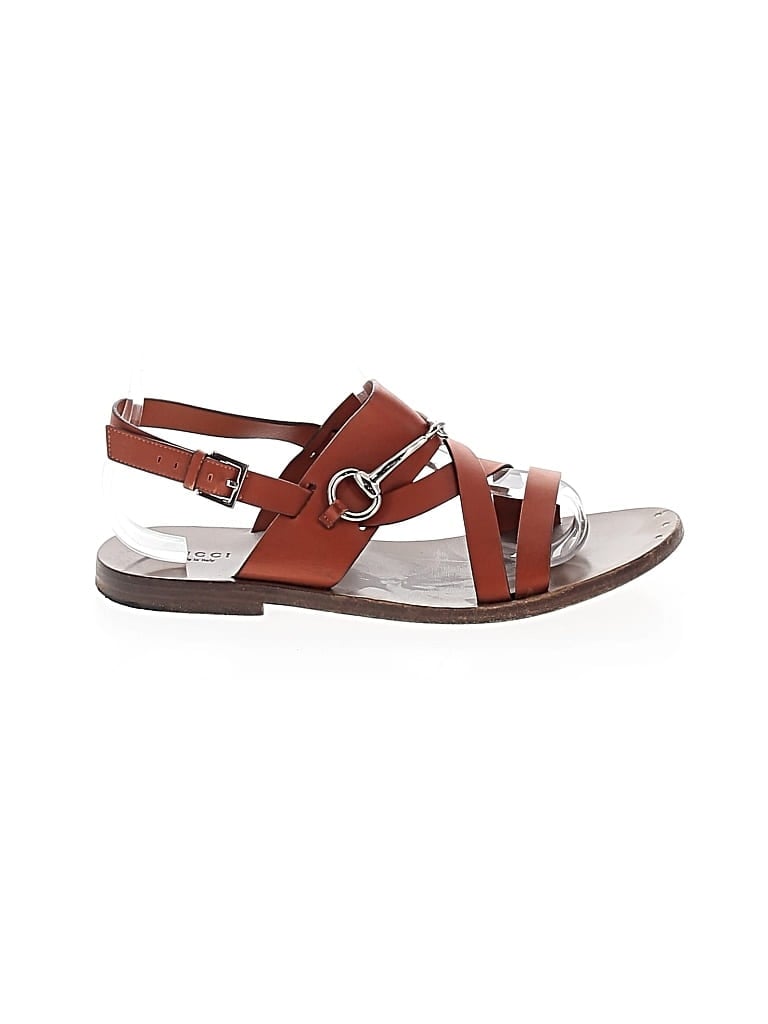 Pre-owned Gucci Sandals In Brown