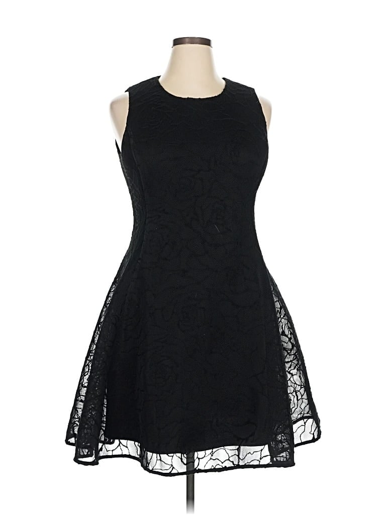 Pre-owned Dkny Cocktail Dress In Black