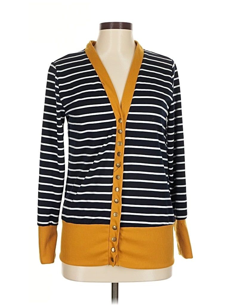 Pre-owned Unbranded Cardigan Sweater In Blue