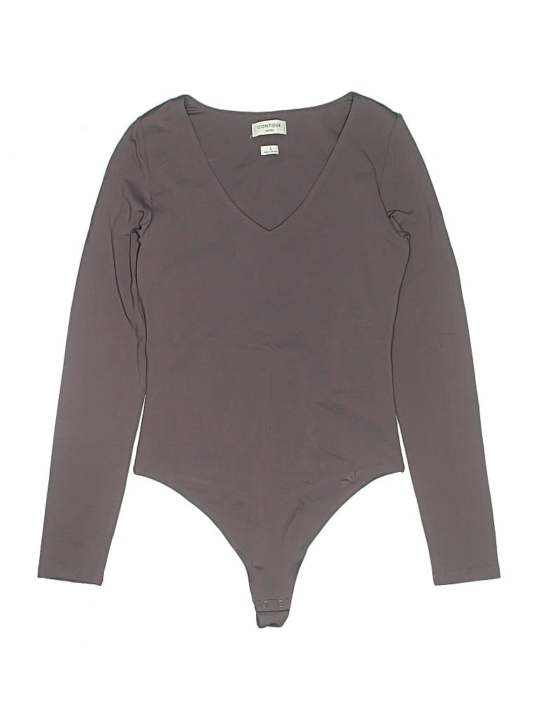 Pre-owned Contour Bodysuit In Gray