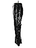 Violet 100% Polyurethane Black Casual Pants Size 10 - photo 5