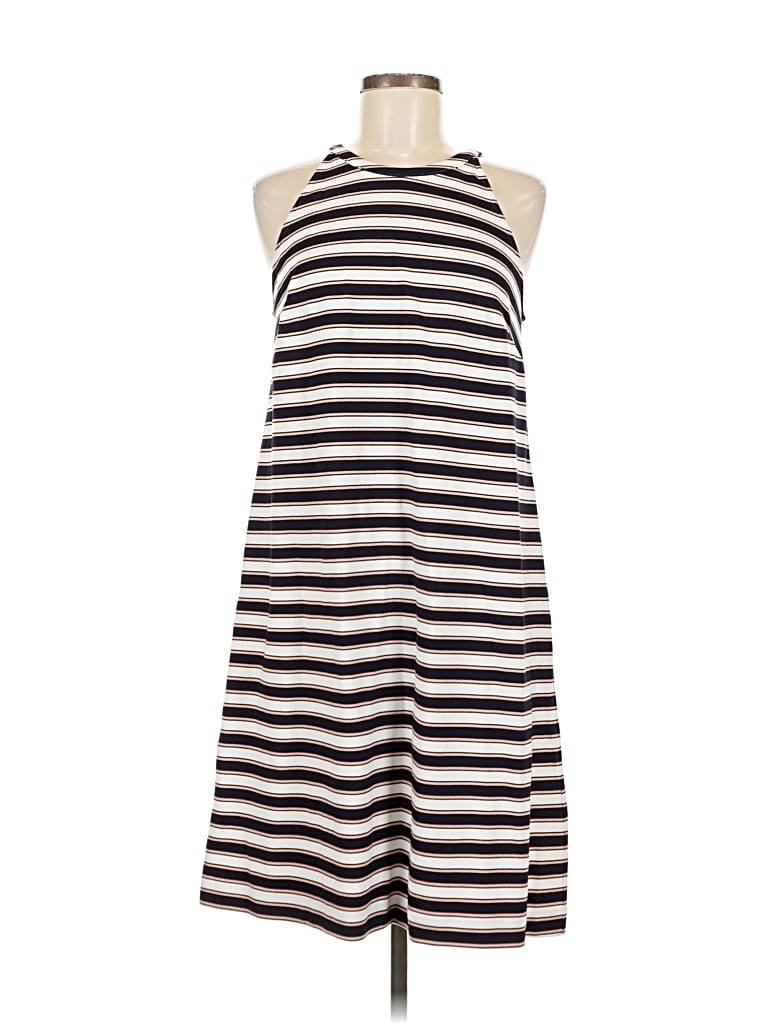 Pre-owned Ann Taylor Factory Casual Dress In White