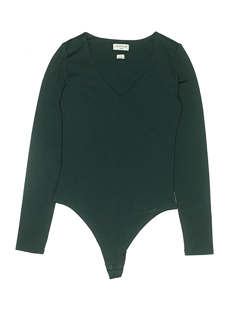 Pre-owned Contour Bodysuit In Green