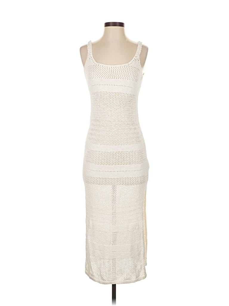 Pre-owned Abercrombie & Fitch Casual Dress In White