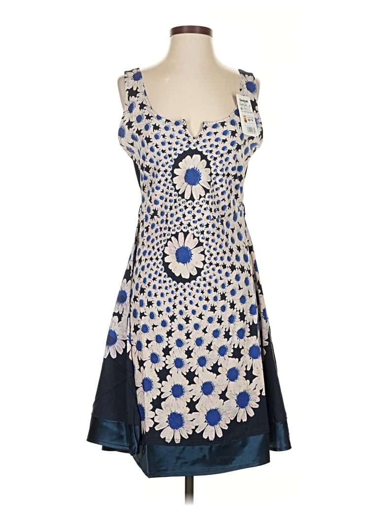 Pre-owned Desigual Cocktail Dress In Blue