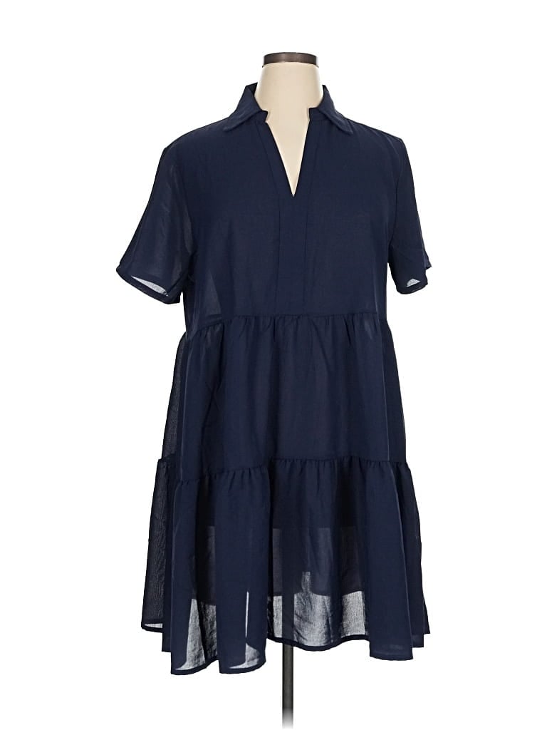 Pre-owned Unbranded Casual Dress In Blue