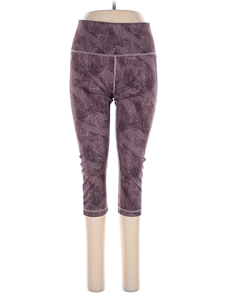 Pre-owned Reebok Casual Pants In Purple