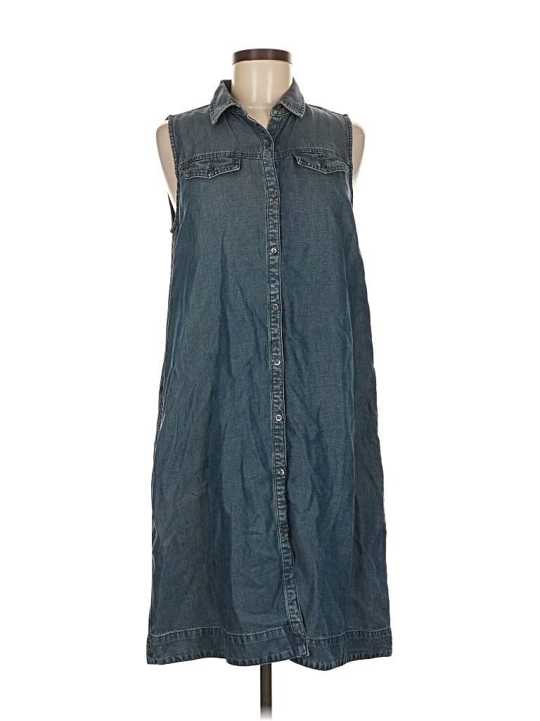 Pre-owned J. Mclaughlin Casual Dress In Blue