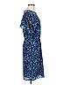 Reiss Paisley Blue Cocktail Dress Size 6 - photo 4