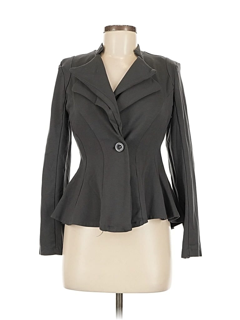 Pre-owned Hybrid & Company Blazer Jacket In Gray