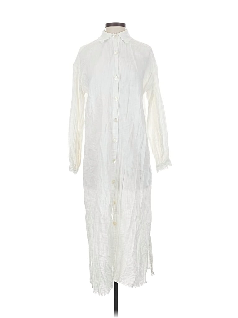 Pre-owned Show Me Your Mumu Casual Dress In White