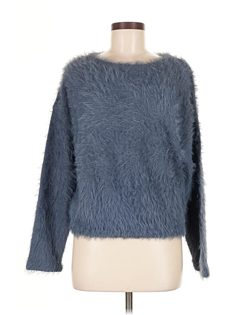 Pre-owned Truth By Republic Pullover Sweater In Blue