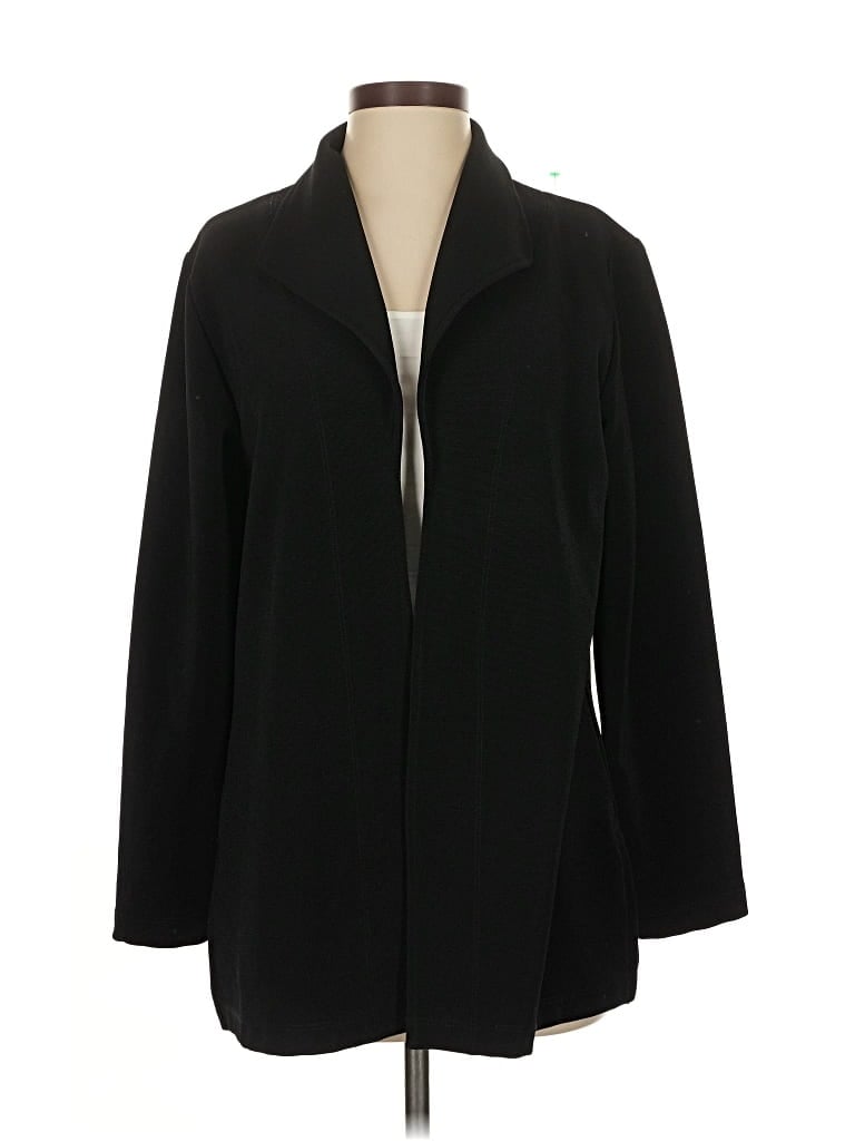 Pre-owned Chico's Design Coat In Black
