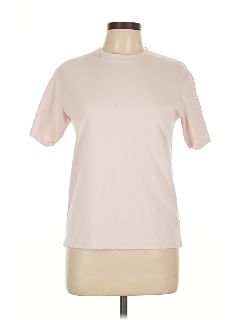Pre-owned Uniqlo Short Sleeve T-shirt In Pink