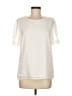 Unbranded 100% Polyester Ivory White Short Sleeve Blouse Size M - photo 1
