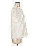 Unbranded 100% Polyester Ivory White Short Sleeve Blouse Size M - photo 4