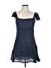 Assorted Brands Polka Dots Blue Casual Dress Size L - photo 1