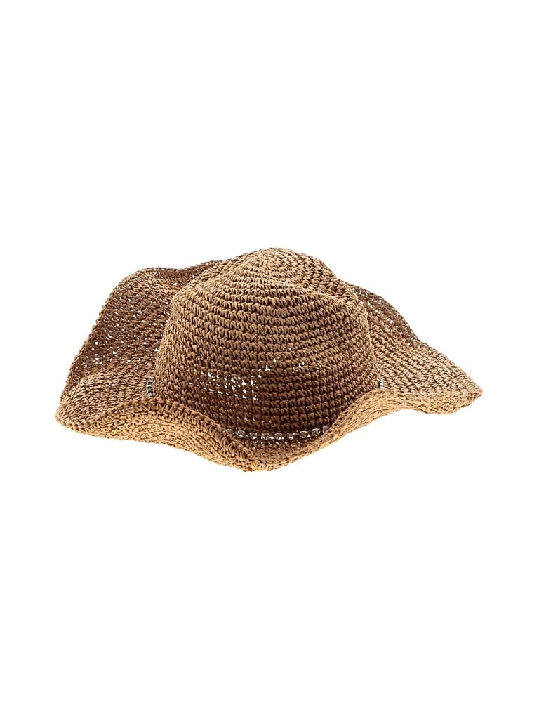 Pre-owned Steve Madden Fedora In Brown