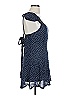 Assorted Brands Polka Dots Blue Casual Dress Size L - photo 4