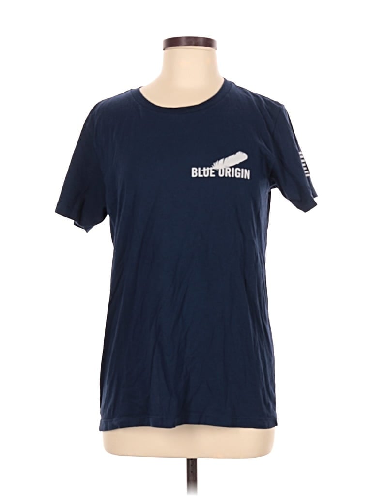 Pre-owned Assorted Brands Short Sleeve T-shirt In Blue