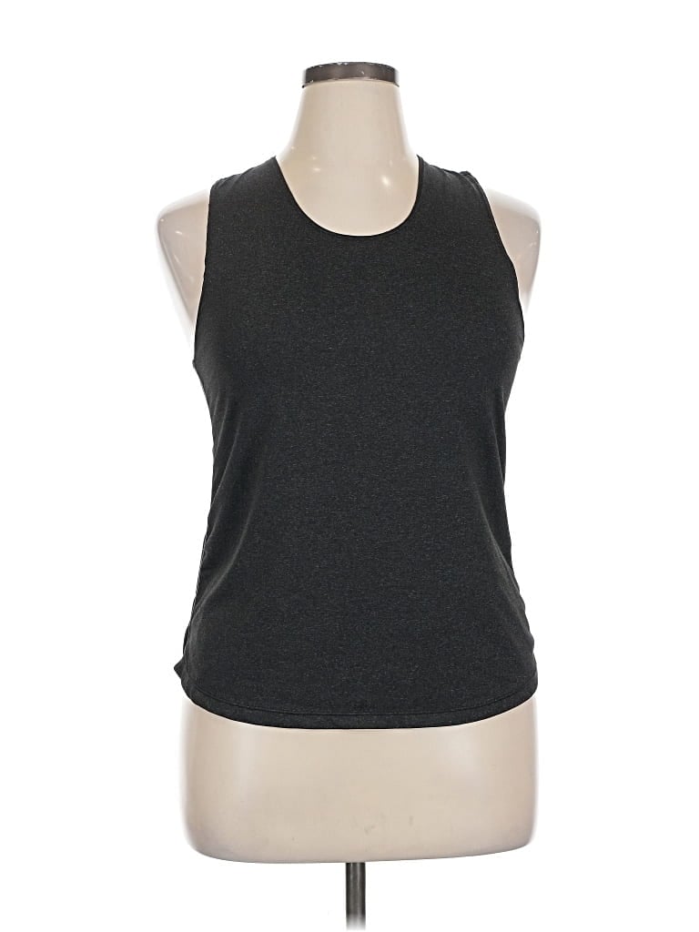 Pre-owned Unbranded Sleeveless T-shirt In Gray