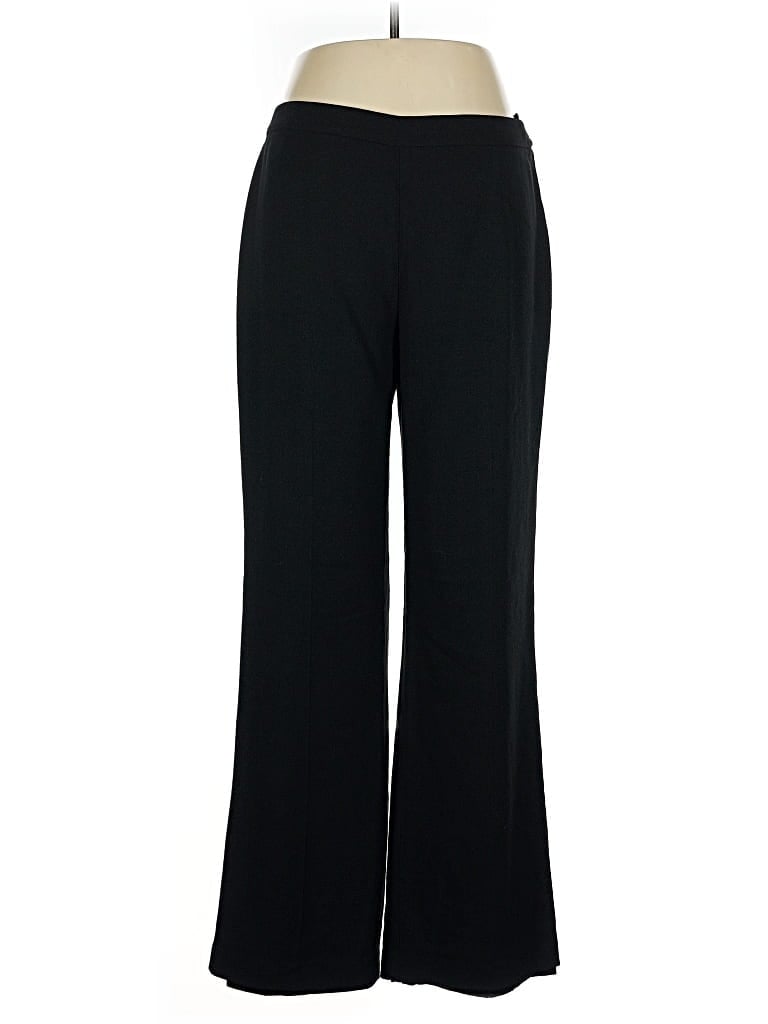 Pre-owned Linda Allard Ellen Tracy Dress Pants In Black