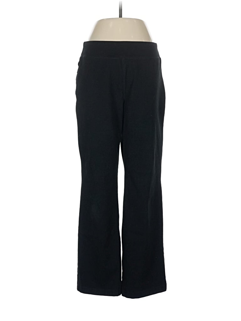 Pre-owned Lands' End Active Pants In Black