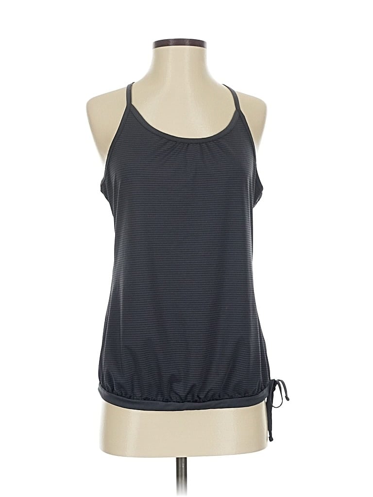 Pre-owned Active Tank Top Gray Halter Neckline Tops