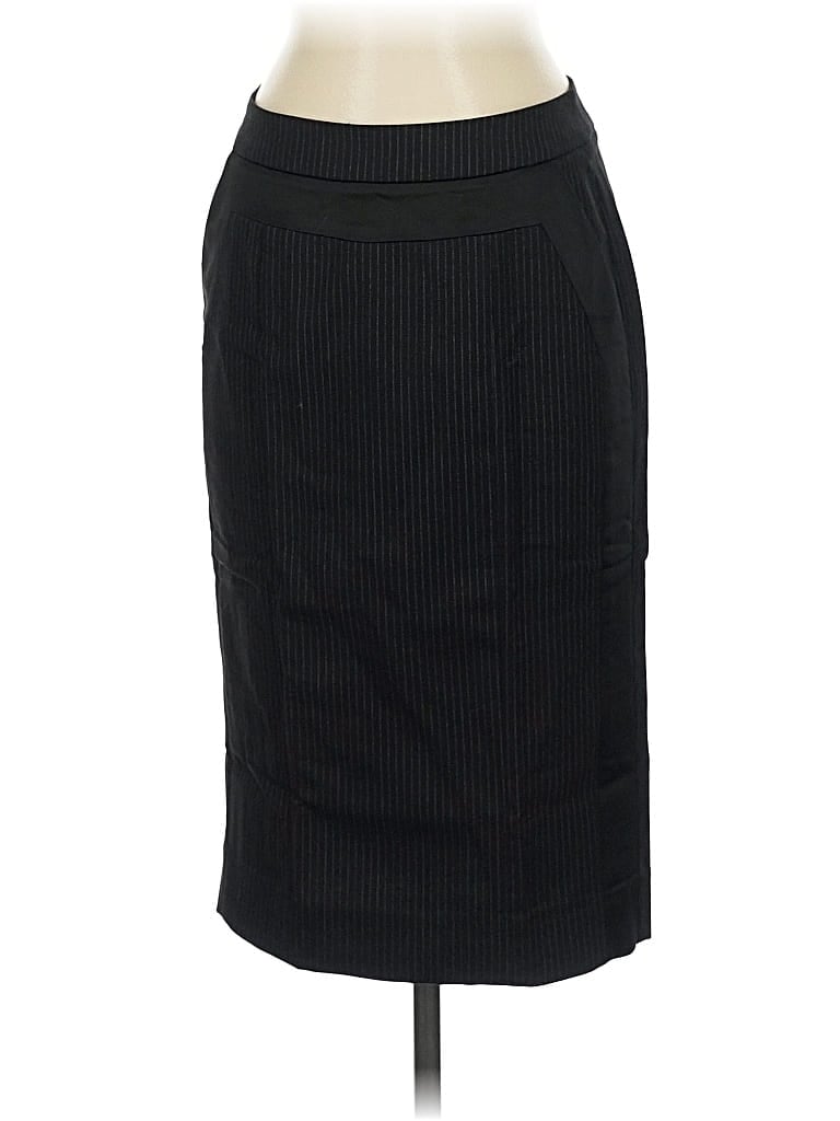 Pre-owned Bebe Wool Skirt In Black