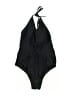 Assorted Brands Solid Black One Piece Swimsuit Size M - photo 1