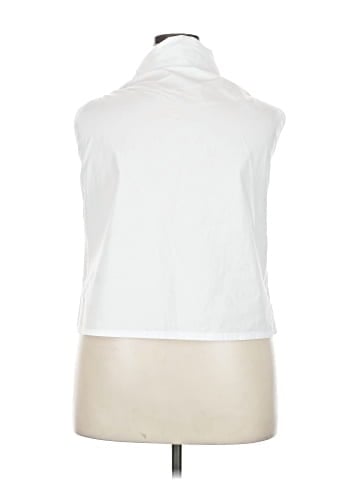 Reset Sleeveless Button-Down Shirt (view 2)