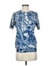 Tory Burch Blue Short Sleeve Turtleneck Size XS - photo 1