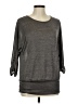 AGB Gray 3/4 Sleeve Top Size M - photo 1