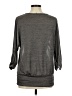 AGB Gray 3/4 Sleeve Top Size M - photo 2
